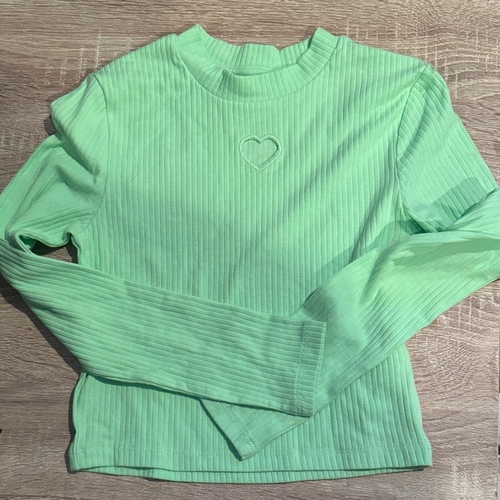 H&M Ribbed Long Sleeve Top